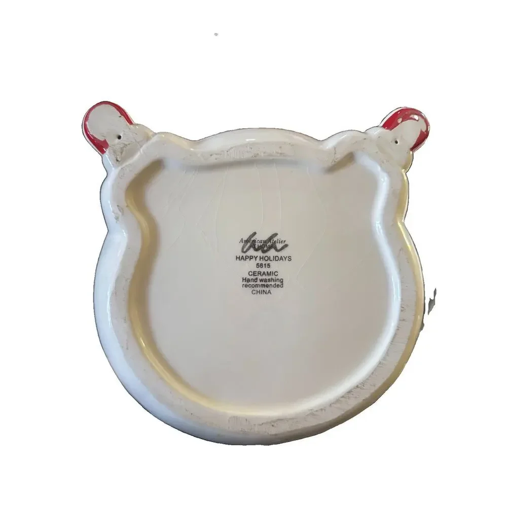 American Atelier Snowman Cookie Jar Ceramic Christmas 5615